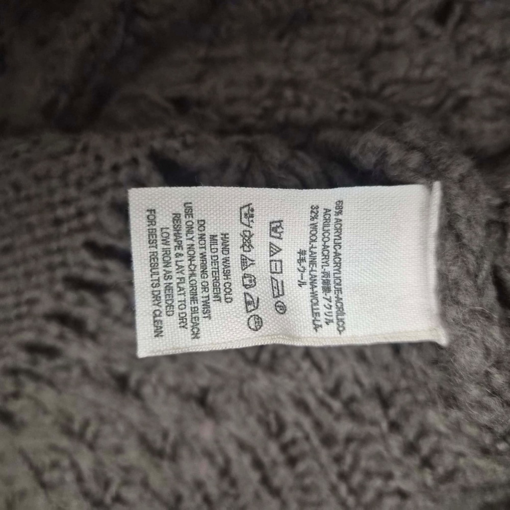 Free People Shabby Chic Earthy Cottage Brown Forest Garden Chunky Knit Sweater - Picture 10 of 12